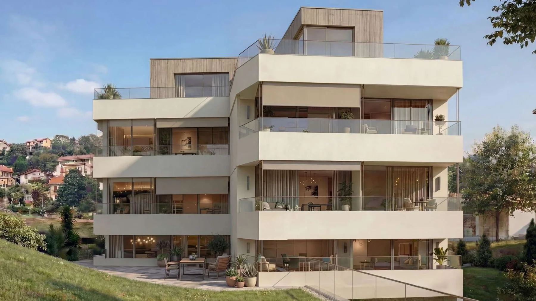 Visualisierung Neubau MFH Herisau, Bild 1 von 7