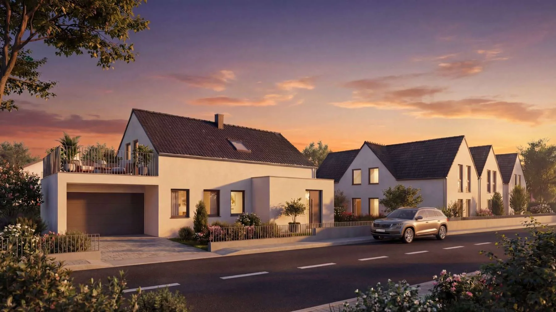 Visualisierung Neubau EFH Staad, Bild 1 von 2