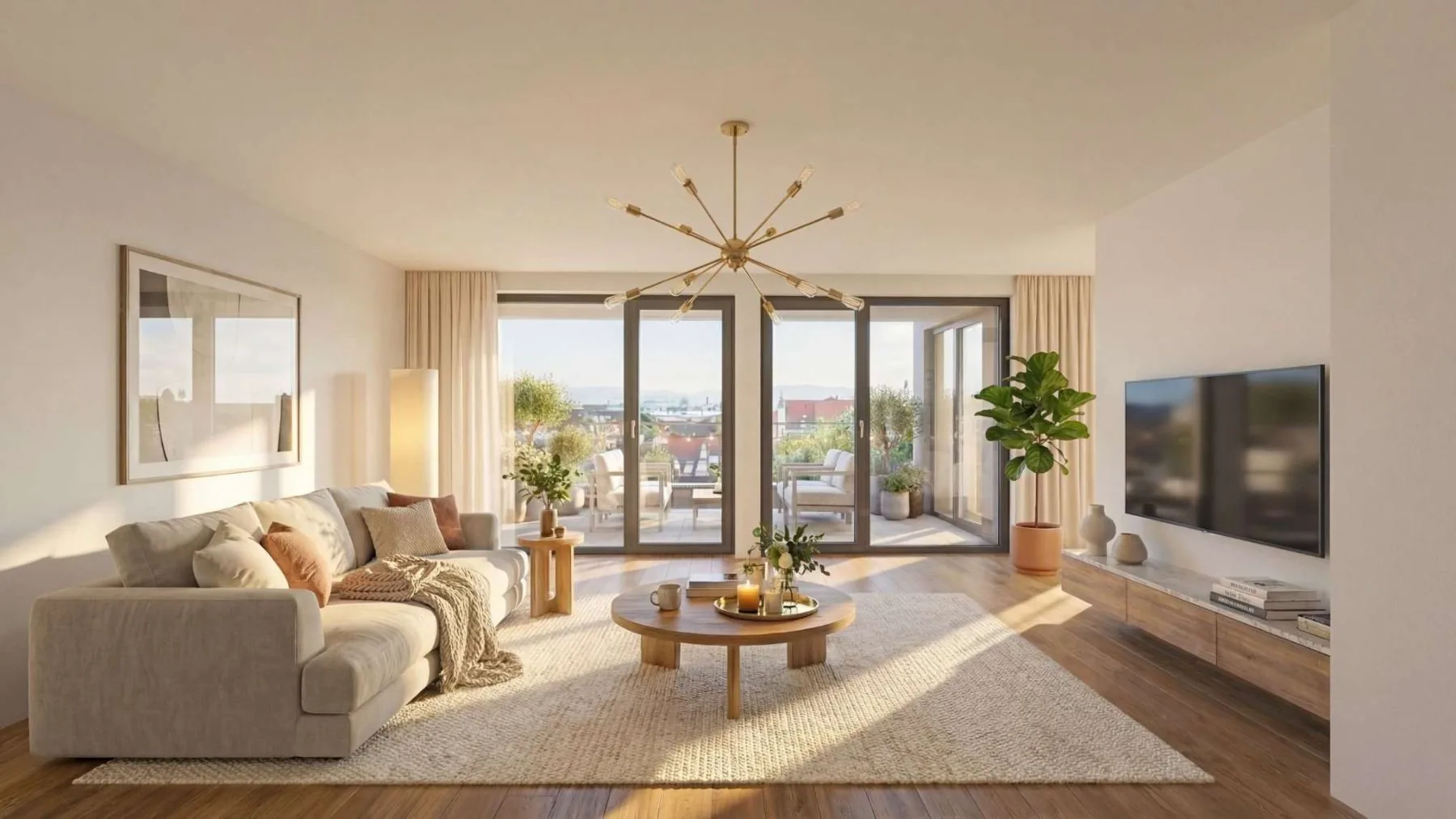 Visualisierung Neubau EFH Staad, Bild 2 von 2